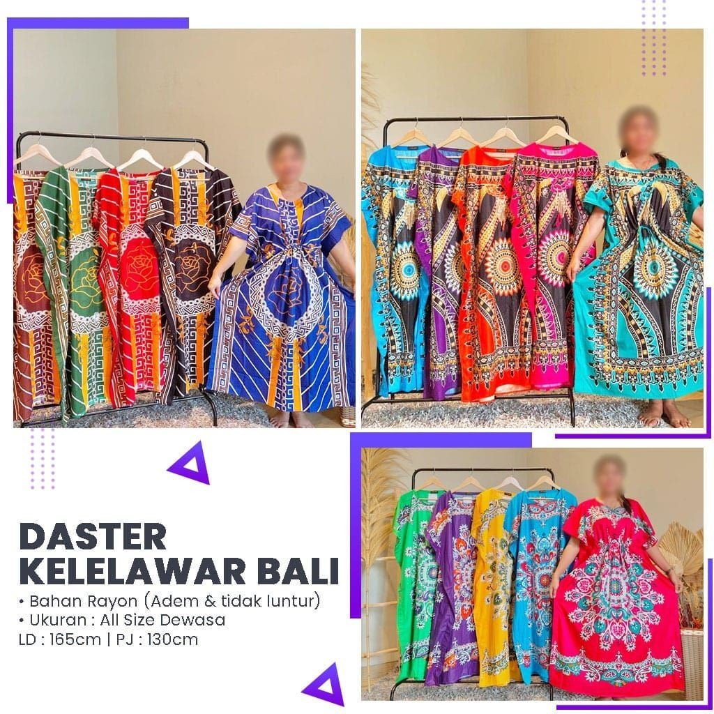 Produsen Daster Batik 18000 KONVEKSI DASTER KELELAWAR BALI TANGAN PERTAMA RP 41.000  